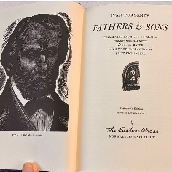 Fathers & Sons by Ivan Turgenev – Easton Press Leather Collector’s Edition - Picture 2 of 4